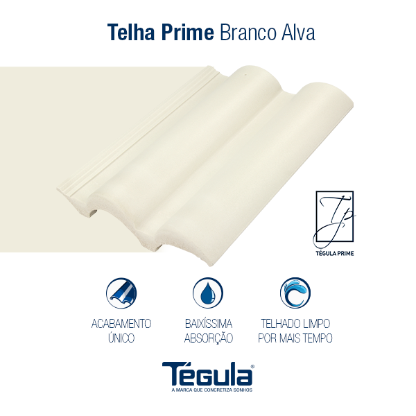 Telha Prime Branco Alva